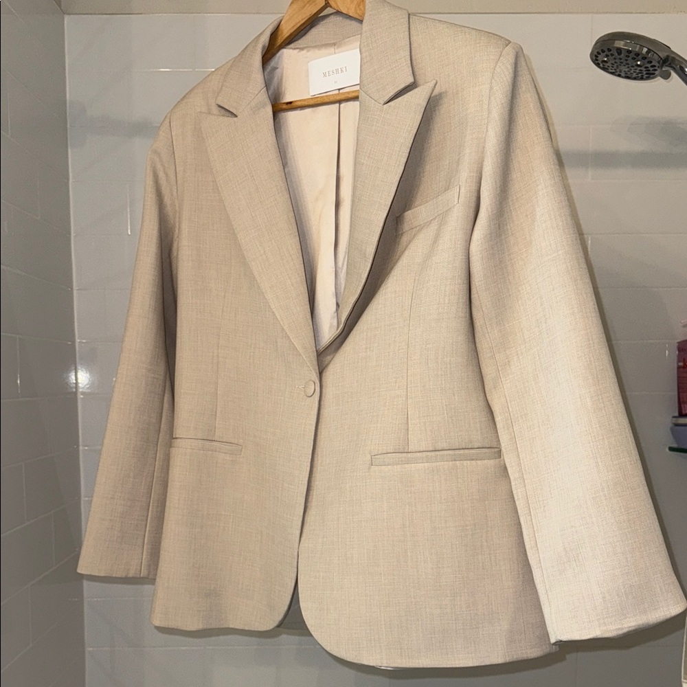 Meshki Light Beige Blazer